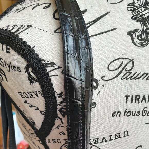 Coldwater Creek Black with silver accents Shoulder Bag - Picture 3 of 10